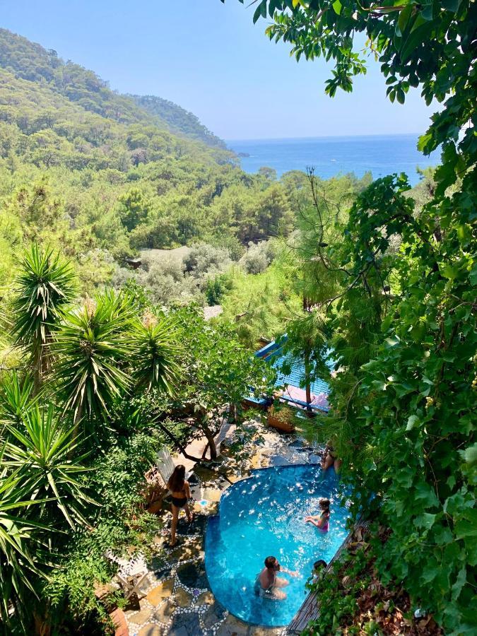 Large Bungalow With Sea View In Kabak Bay, Oeluedeniz Fethiye Exterior photo